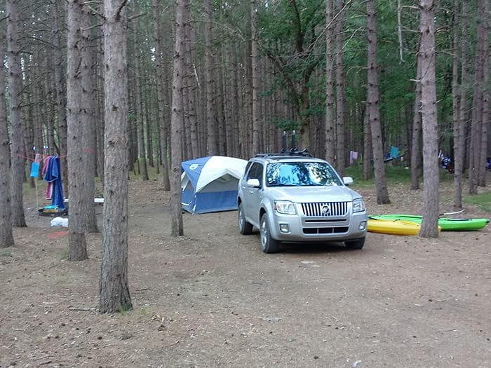 CCC Bridge campsite