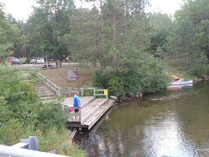 CCC Bridge river access