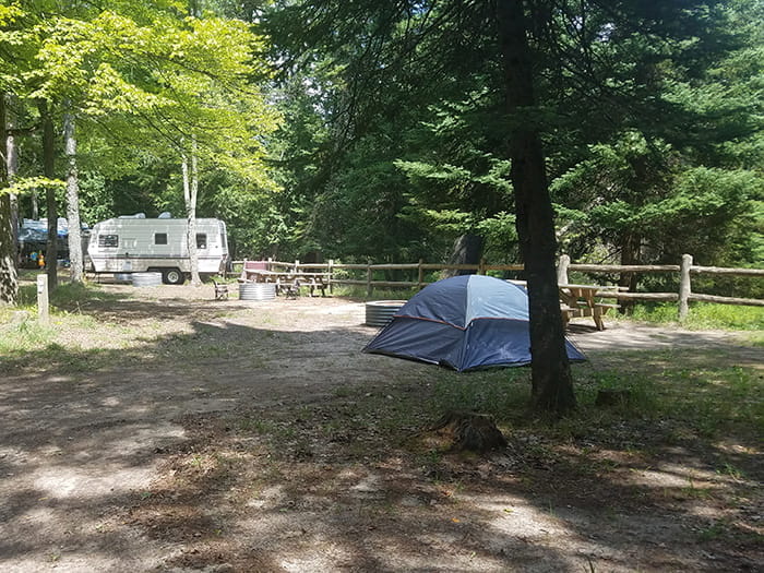 Forks camping