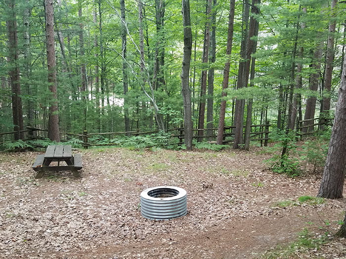 Guernsey campsite