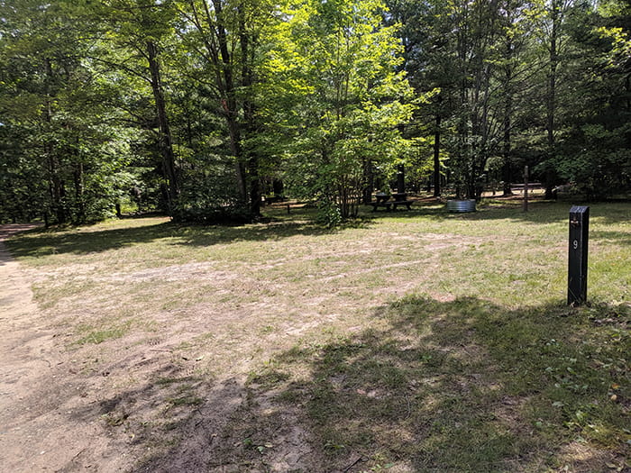 Lake Marjory campsite