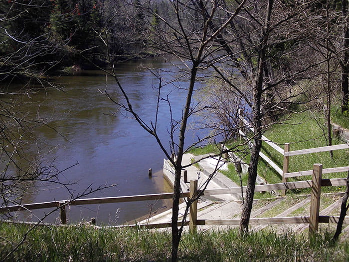 Old US  131 river