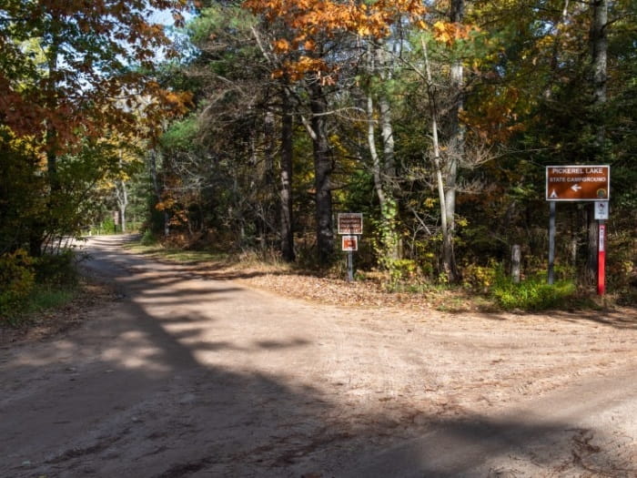 Pickerel Lake Otsego Entrance