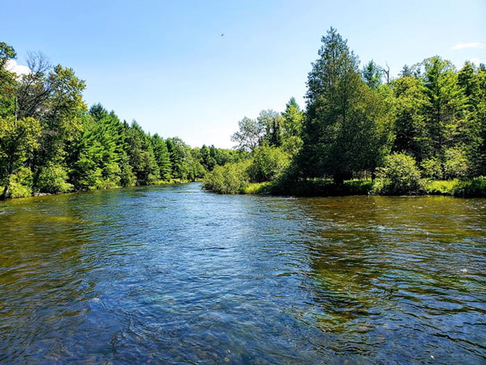 Rainbow Bend down river