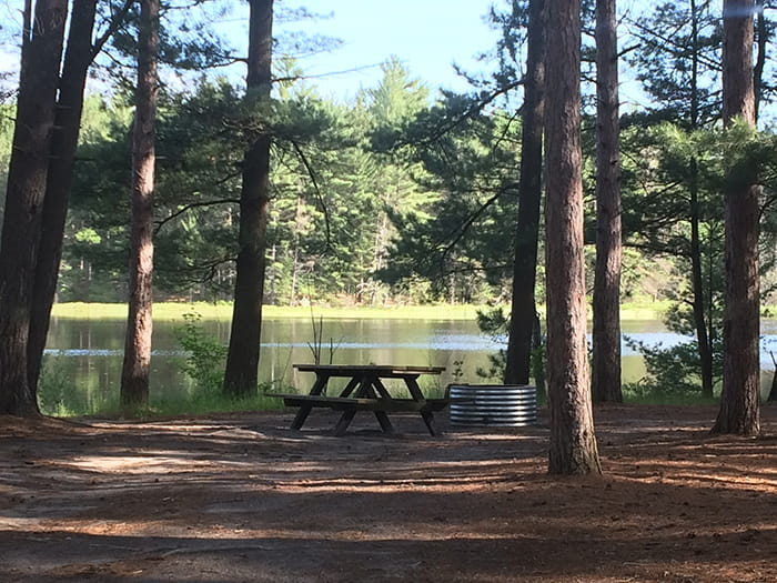 Round Lake Campsite Summer