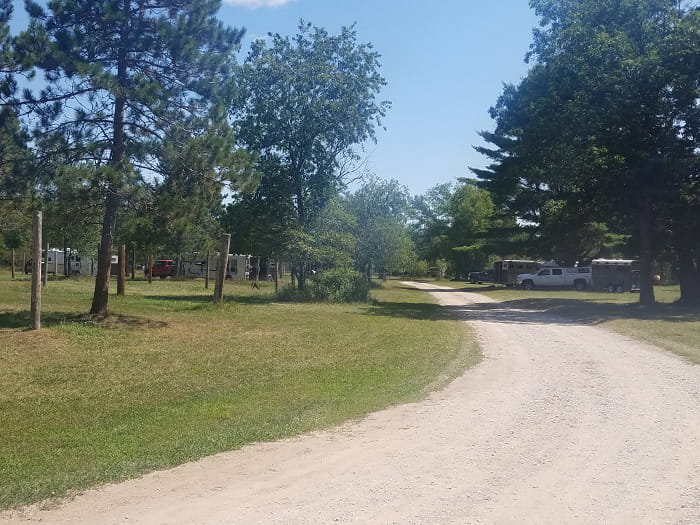 Schecks trail campsite