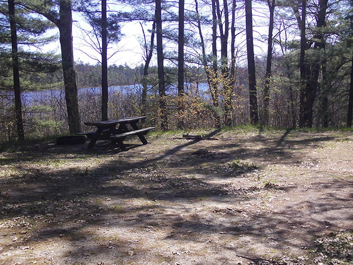 Spring Lake campsite