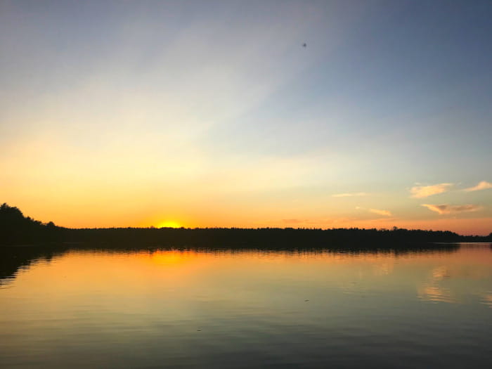 TomahawkCreekFloodingSunset