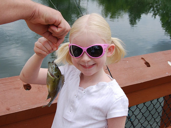 Little Girl Fishing