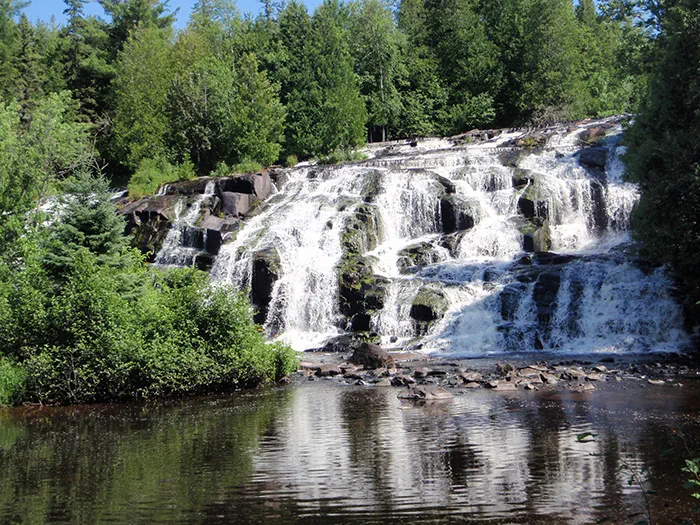 bond falls from the side