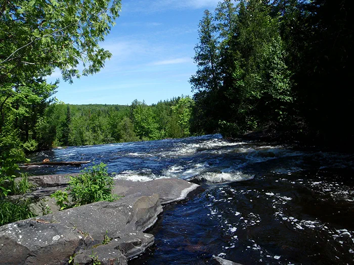 bond falls river