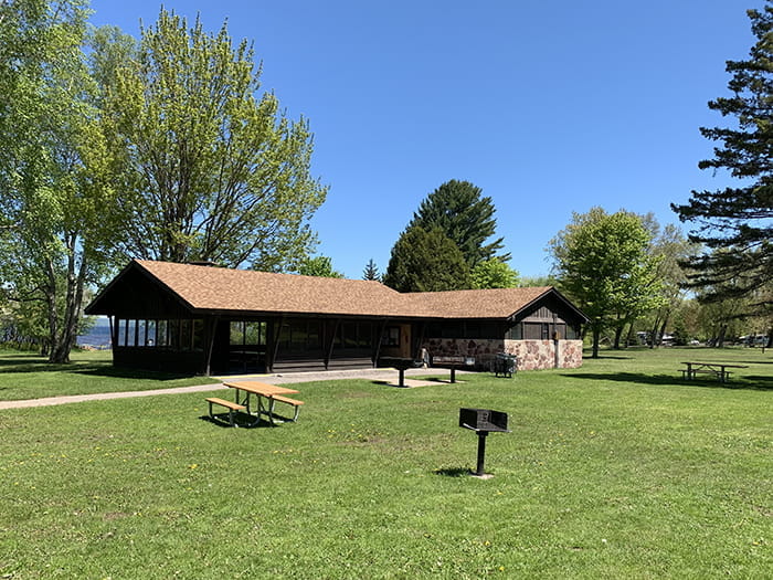brimley state park picnic area