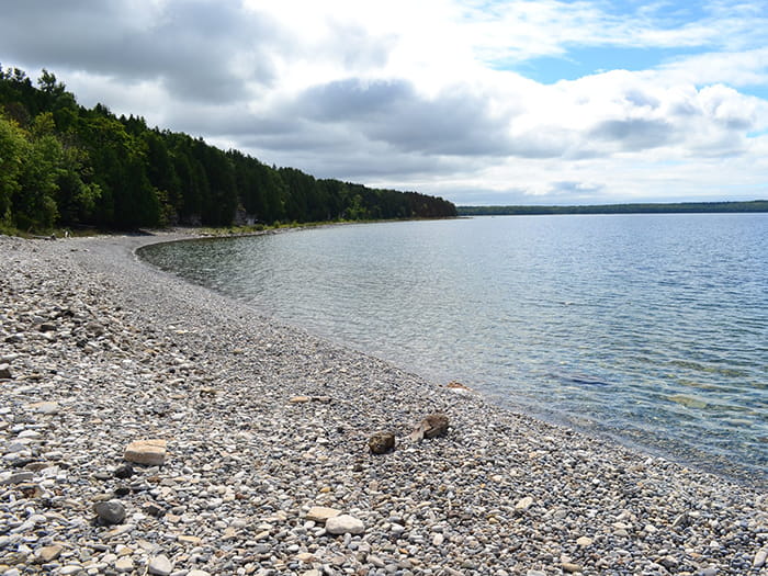 rocky shoreline