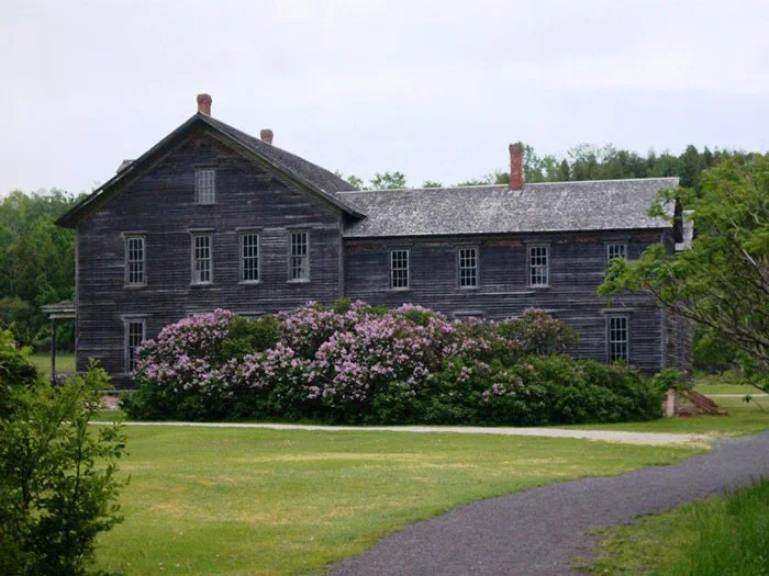 wooden building in historic townsite
