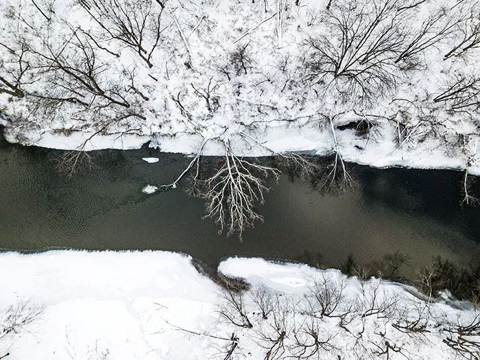 Fort Custer Kalamazoo River by Roberts 