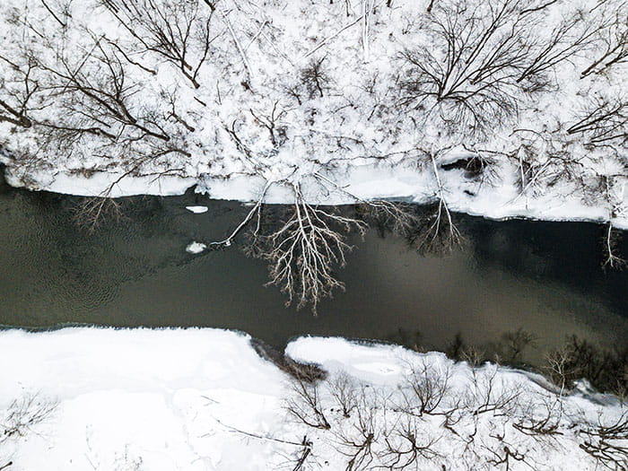 Fort Custer Kalamazoo River by Roberts 