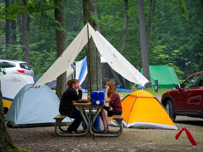camping at Hoeft