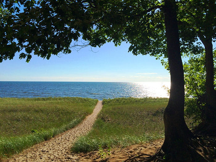 Hoffmaster trail lake