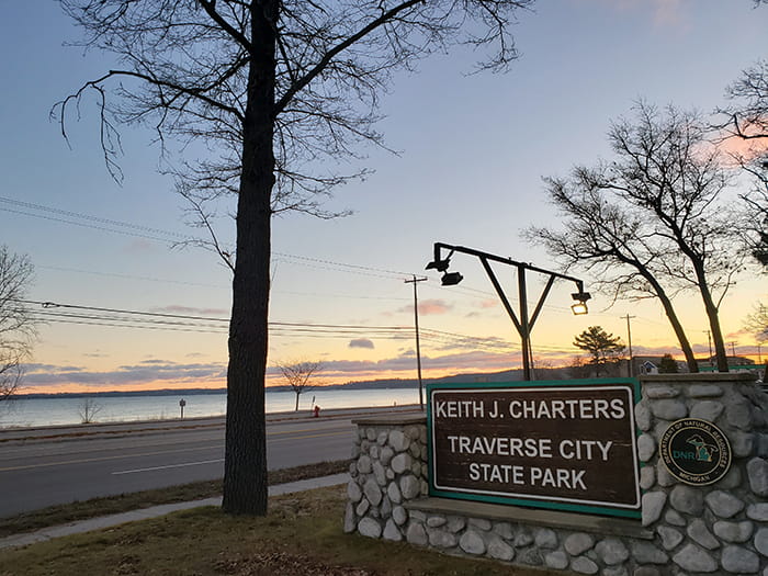 Traverse City welcome sign