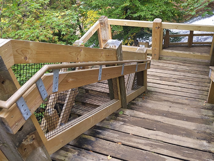 Laughing Whitefish Falls State Park Stairway