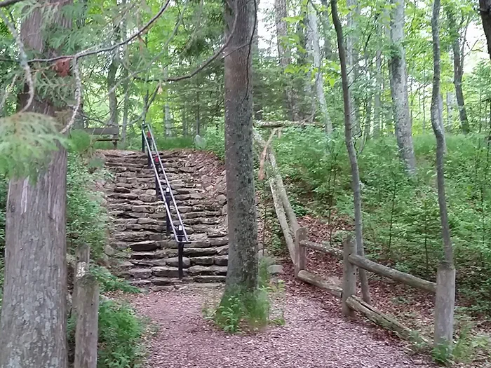 stone stairs