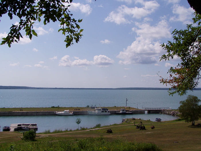 Lime Island harbor