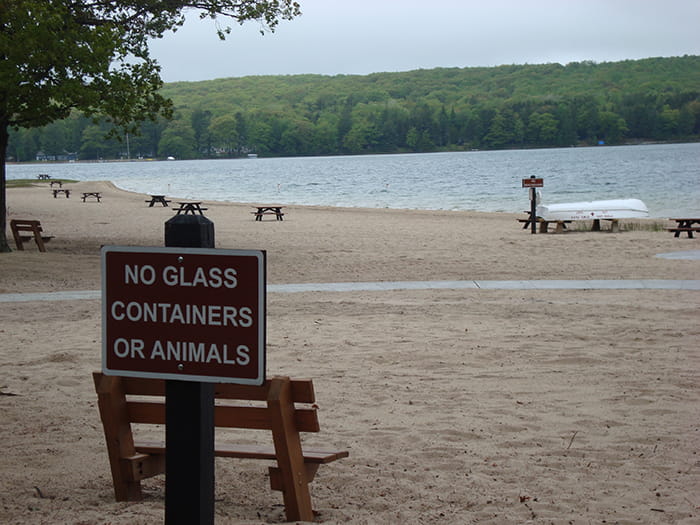 Otsego Lake beach