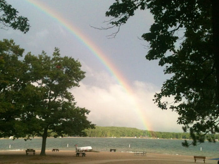 otsego lake rainbow
