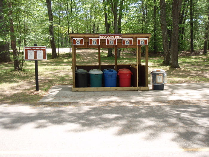 otsego lake recycling shed