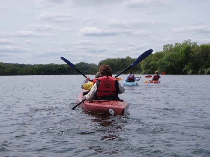 kayakers