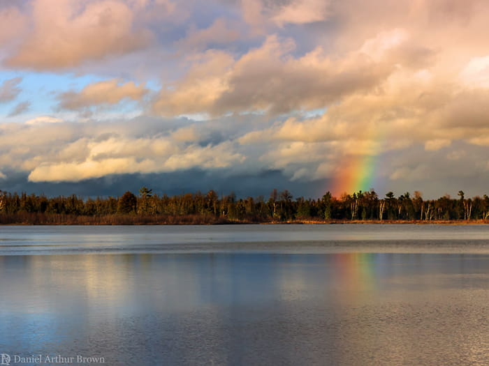 Marl Lake rainbow