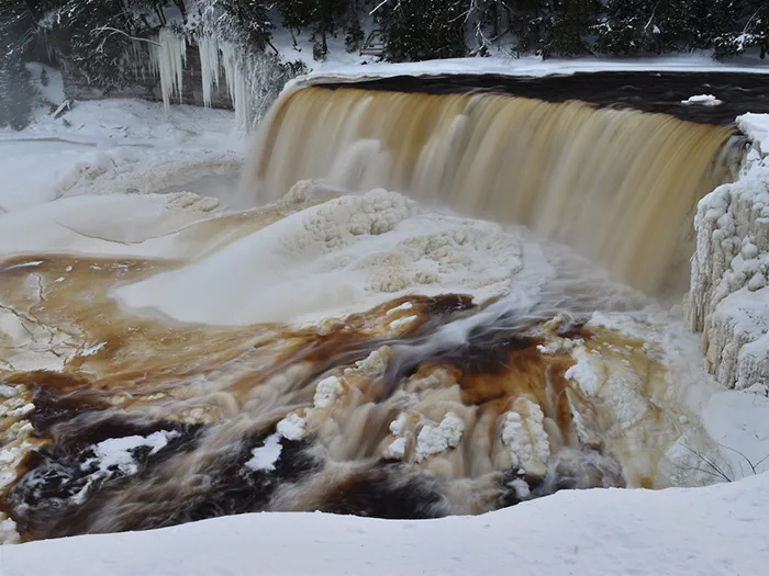 Upper Falls in winter