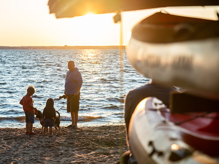 Tawas Point kayaks