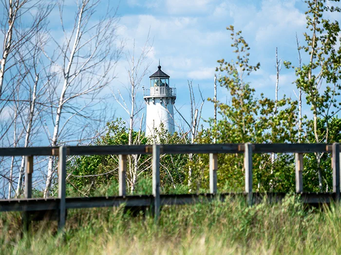 Tawas Point lighthouse view