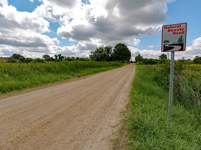 road with sign