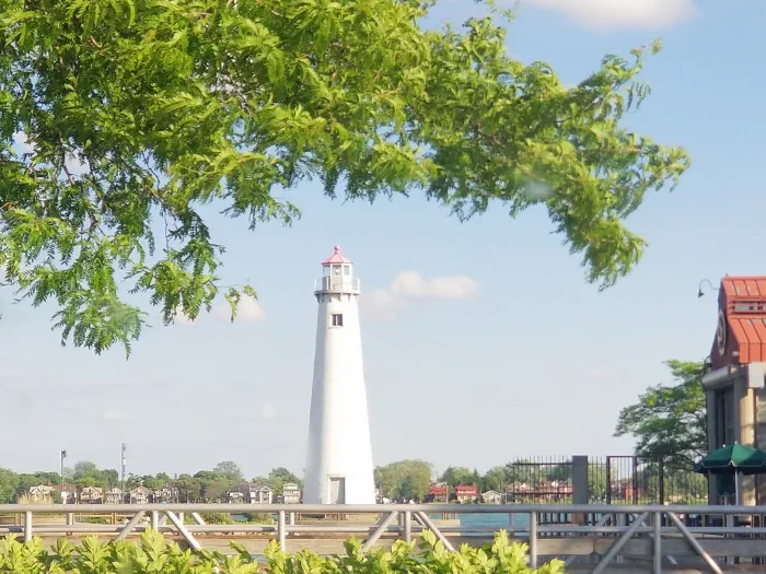 white lighthouse