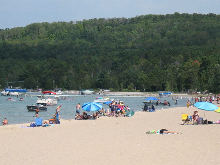 Young state park beach
