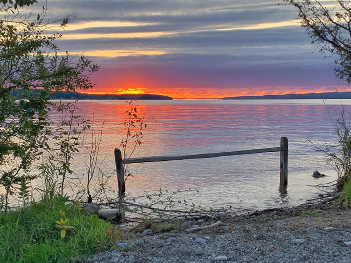 Young state park shoreline