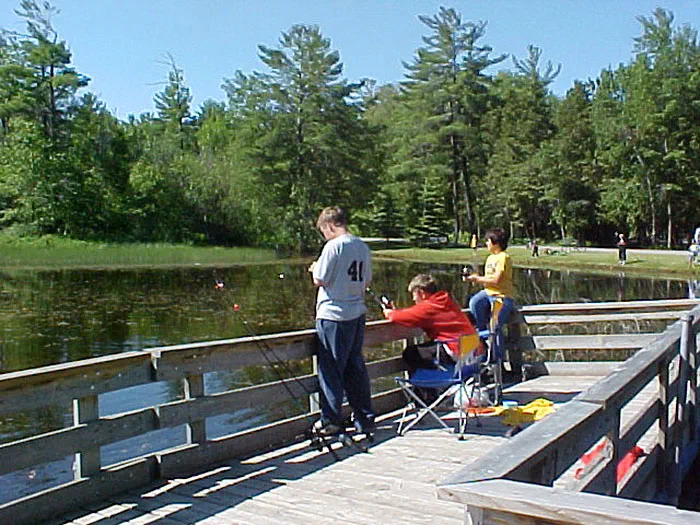 fishing on the pier