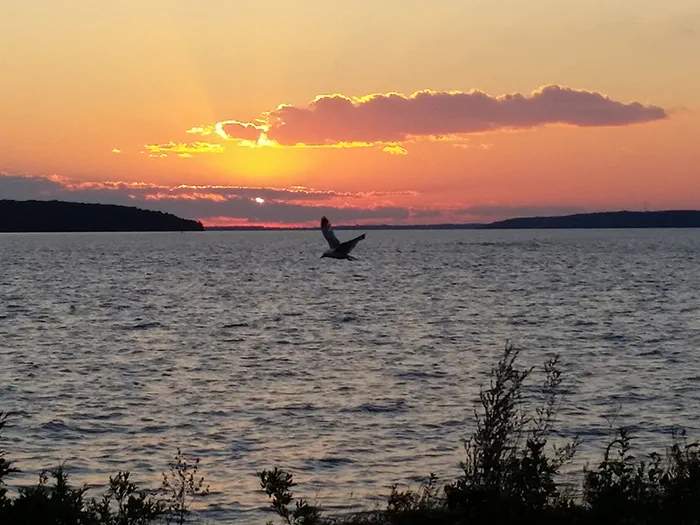 lake sunset