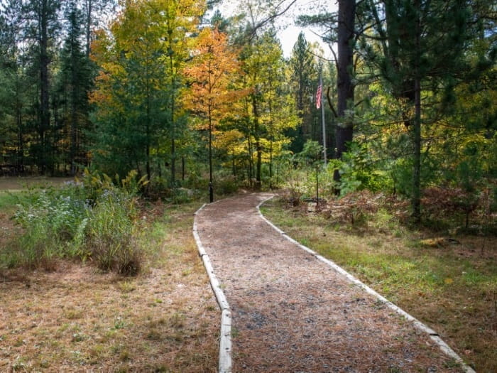 The trailhead of the Towerman's Watch Pathway