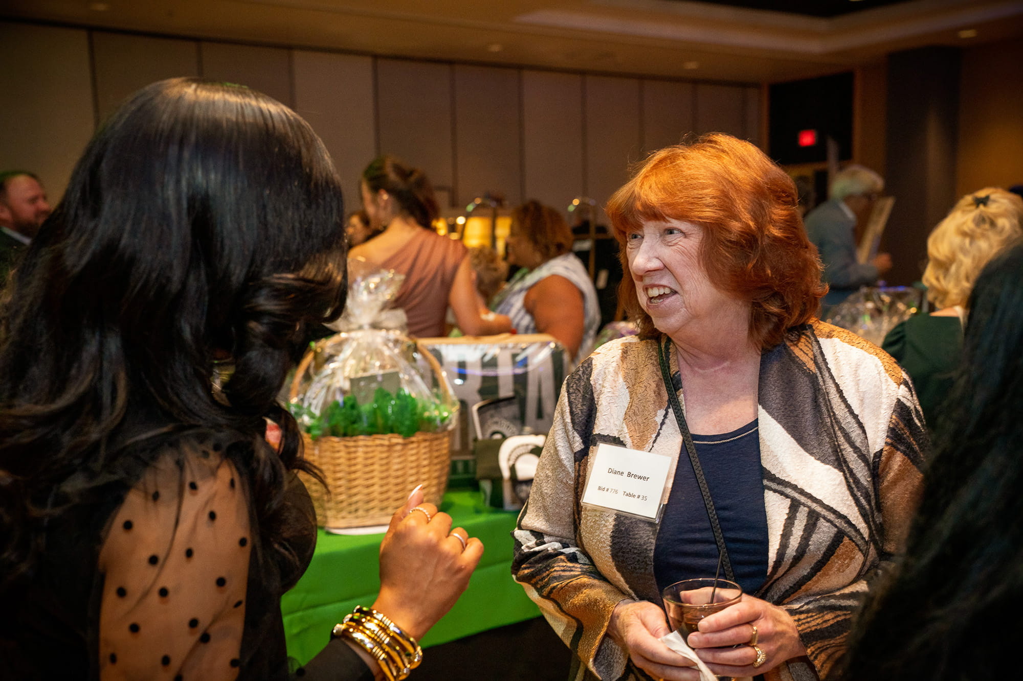 Former MET Director, Diane Brewer, enjoying the Making a Difference Gala