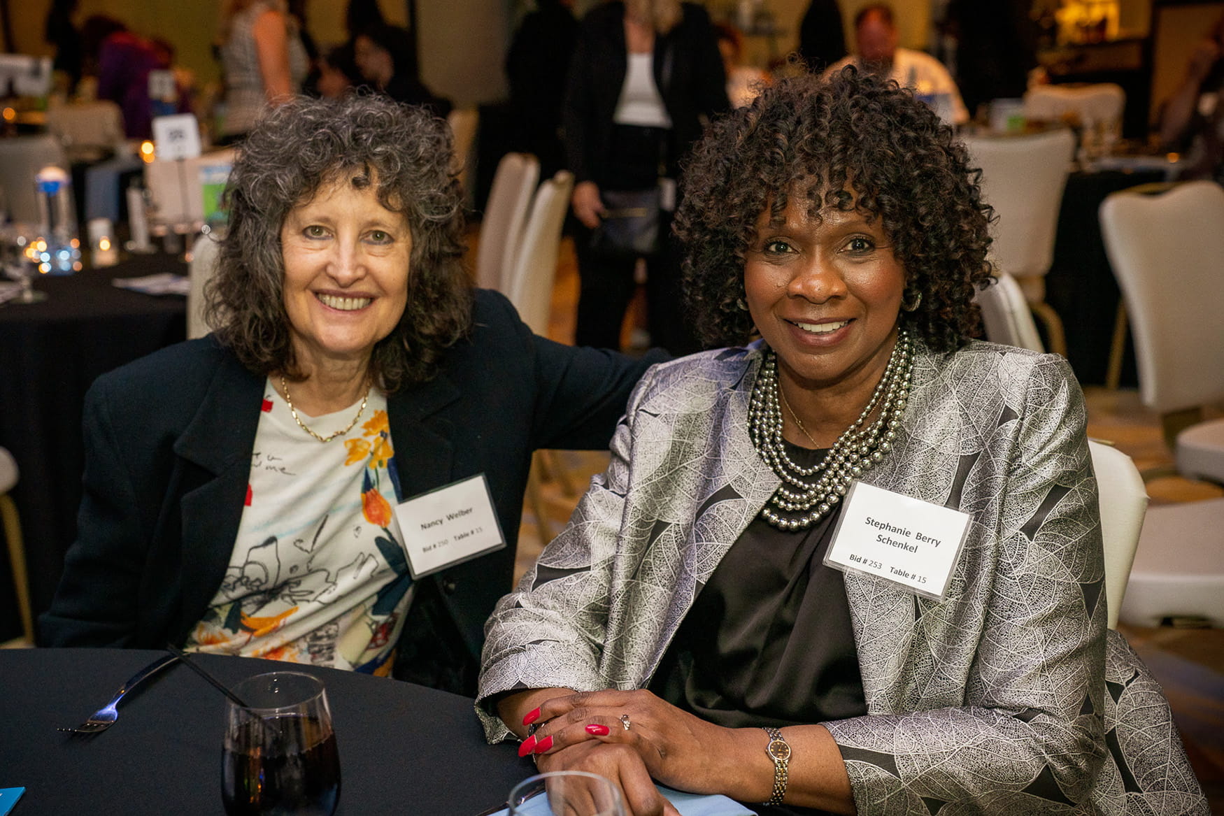 Attendees of the Gala smiling for the camera