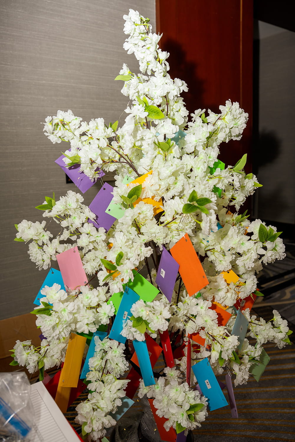 One of the raffle options, the Giving Tree. 