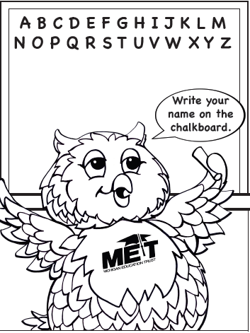 MET Coloring page