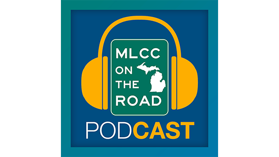 MLCC On The Road Podcast logo.