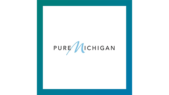 Pure Michigan Podcast logo.