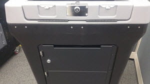 ES&S Tabulator Auxiliary Bin