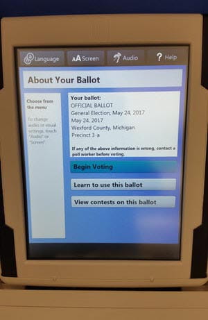 Hart VAT about your ballot