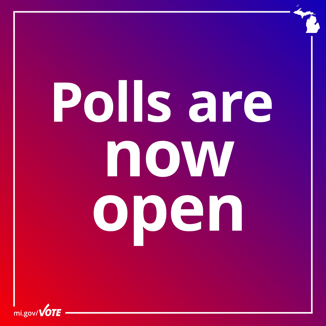 Polls are now open